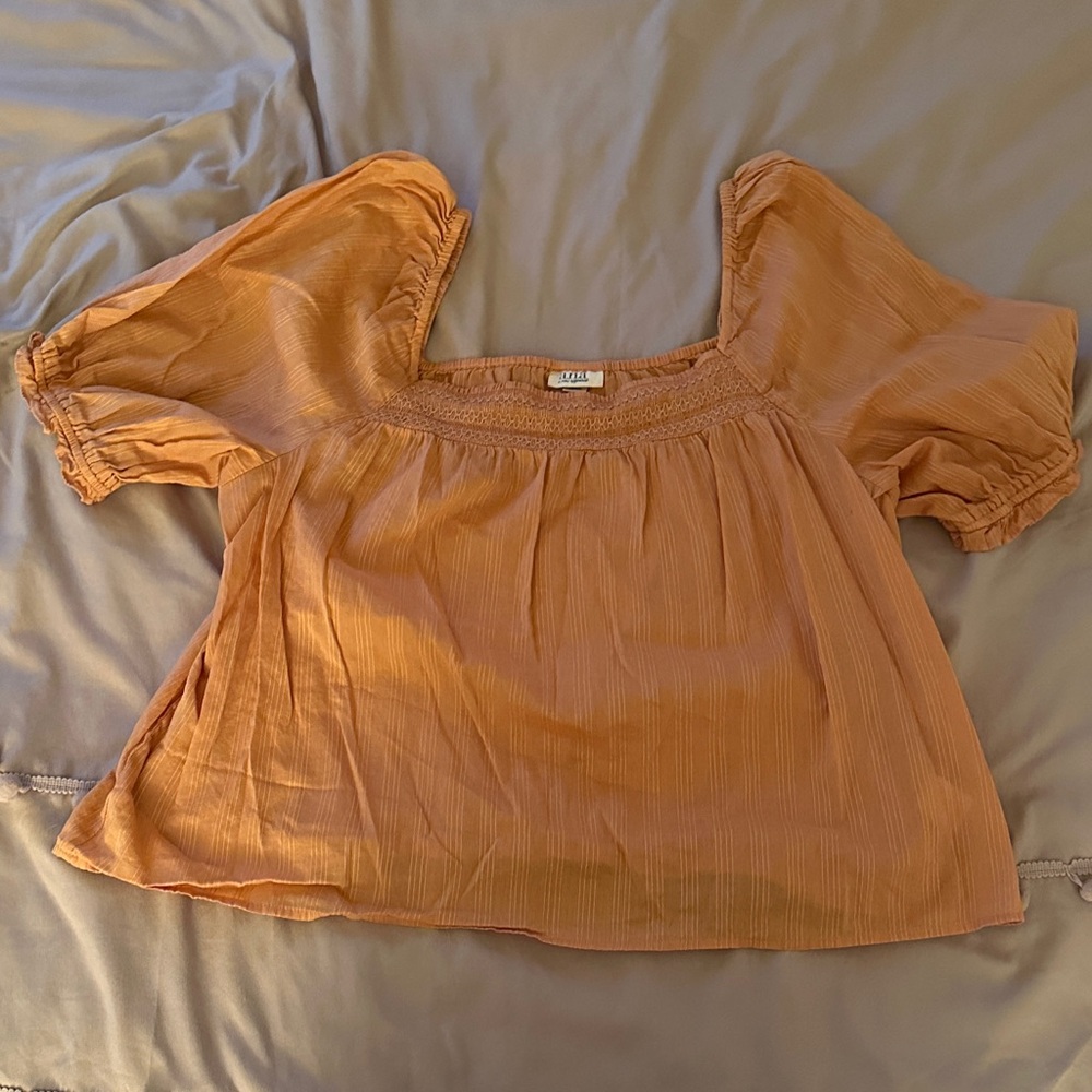 ANA Women's Blouse in Warm Orange